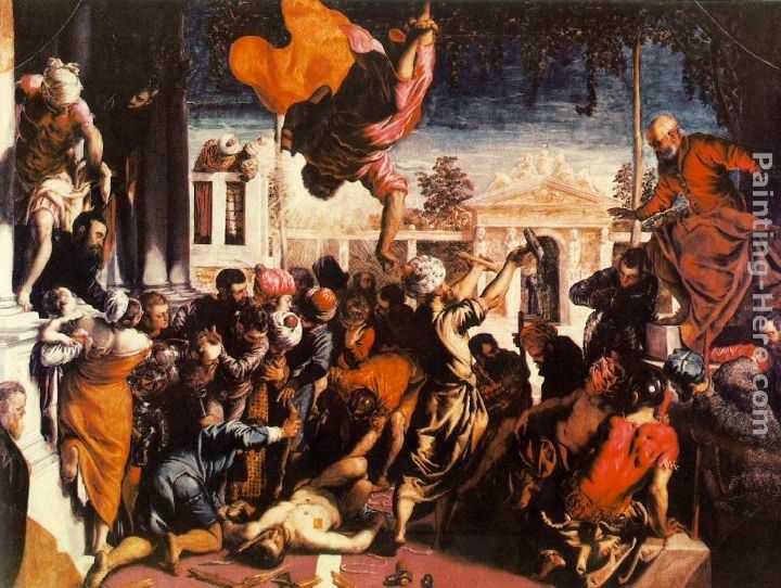 Jacopo Robusti Tintoretto The Miracle of St Mark freeing the Slave